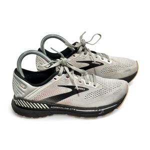 Brooks Adrenaline GTS 22 Womens Size 6 Grey Pink Running Shoes Sneakers